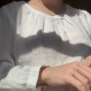 J. Crew White Blouse